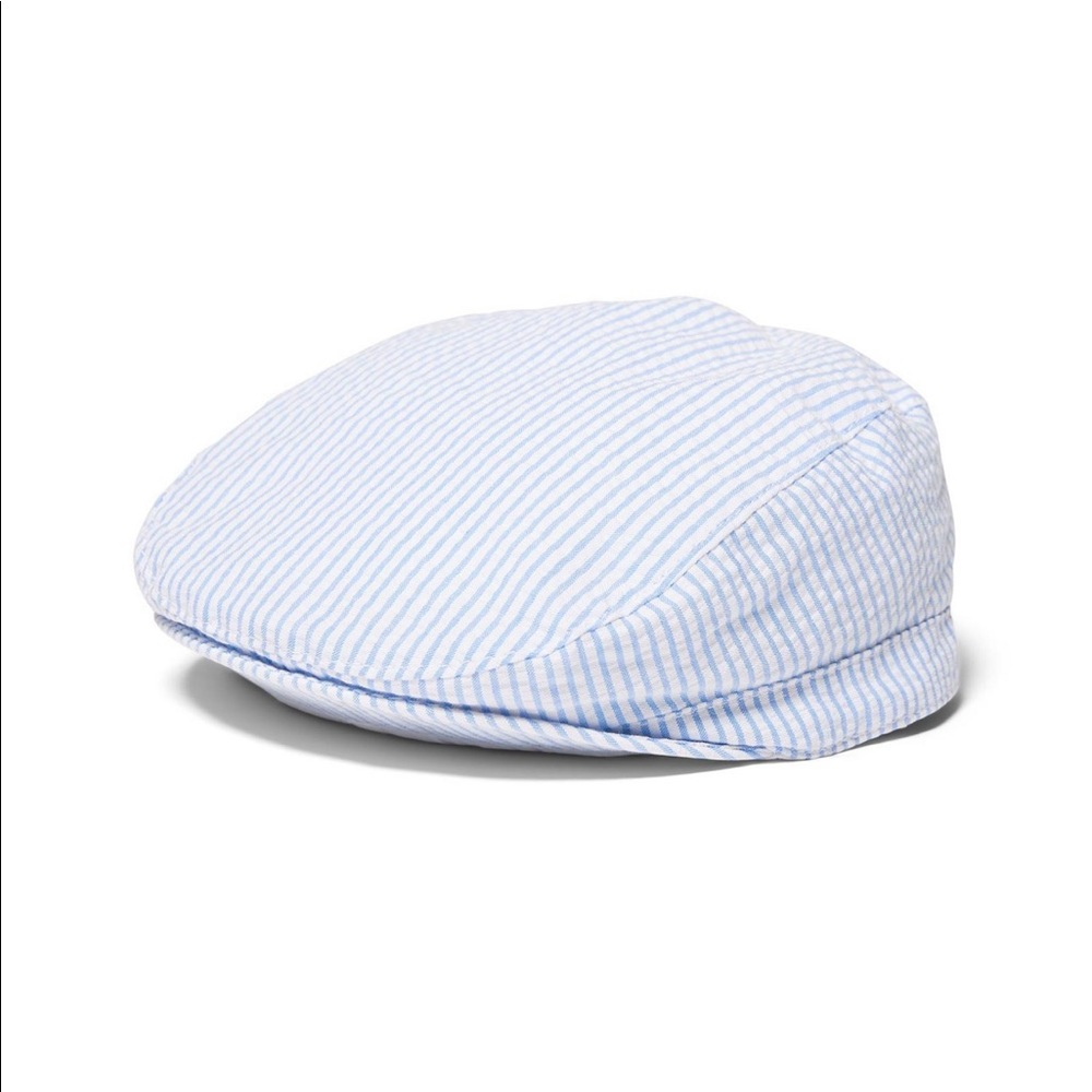 Janie and Jack Seersucker Newsboy hat